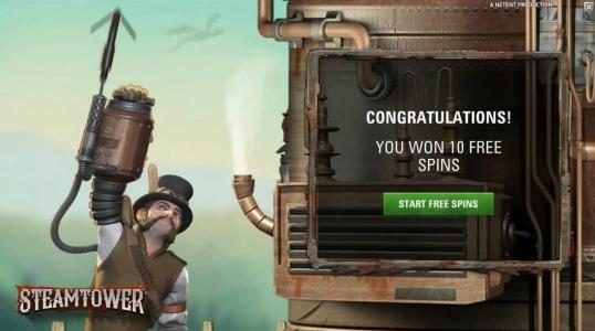 10 Free Spins Awarded