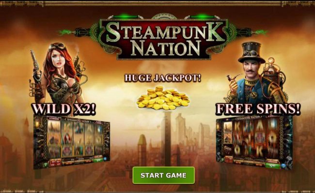 Game features include: Wild X2! Huge Jackpots! Free Spins!