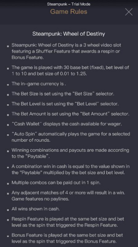 General Game Rules