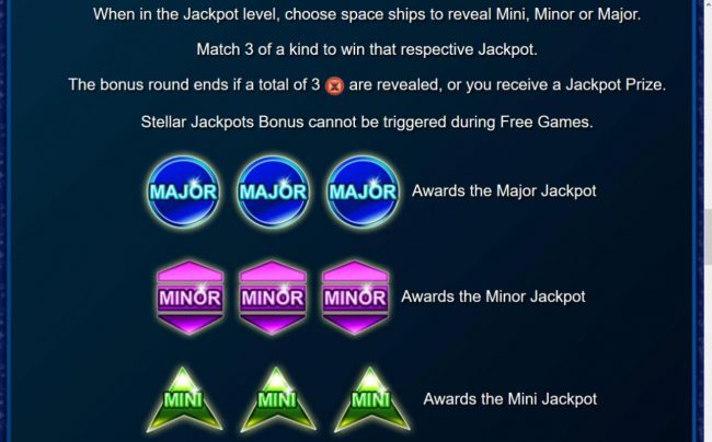 Stellar Jackpot Rules - Continued