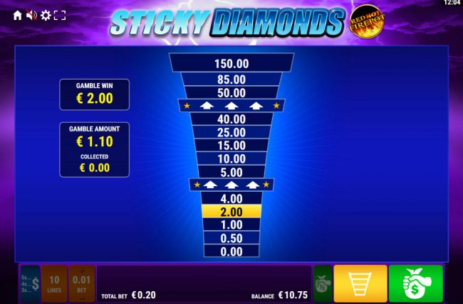 Ladder Gamble Feature Game Board