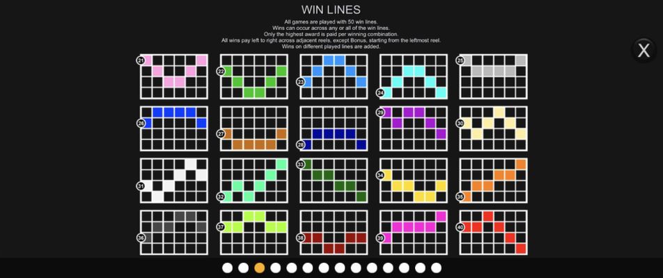 Win Lines 21-40