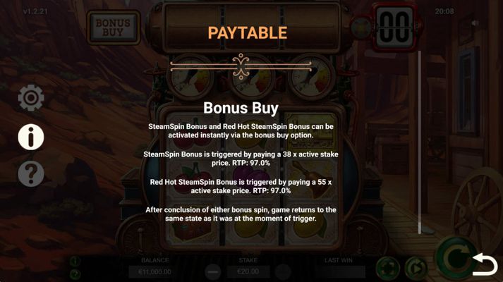 Buy Bonus