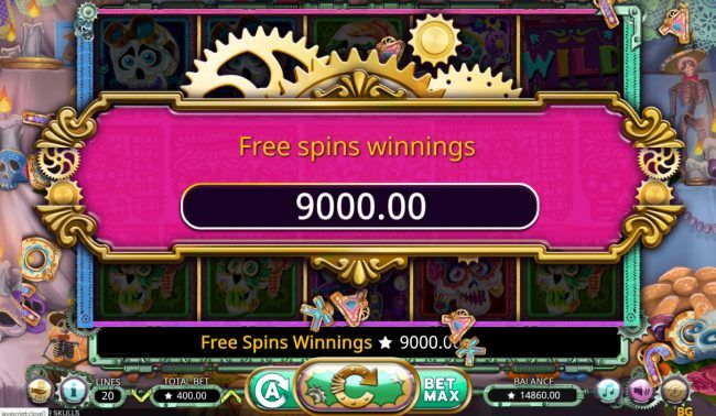 Total Free Spins Payout