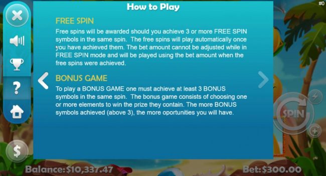 Free Spins and Bonus Game Rules