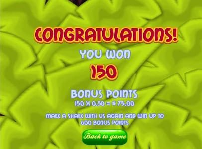 bonus game pays 150 coins
