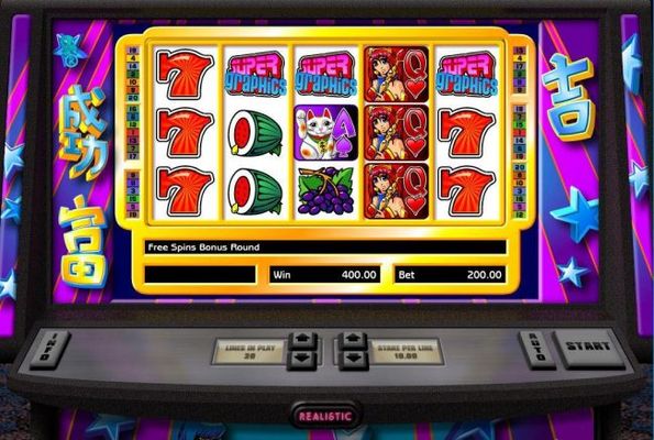 Landing 3 or more scatter symbols anywhere on the reels triggers the free spins bonus.