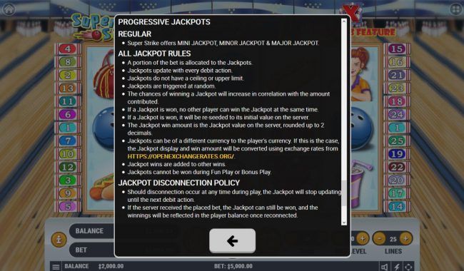 Progressive Jackpot Rules