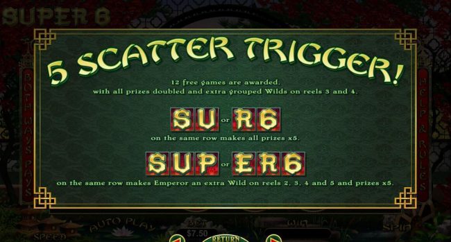 5 Scatter Trigger Rules.