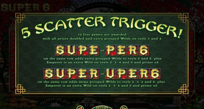 5 Scatter Trigger Rules - continued.