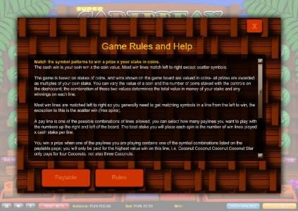 Game Rules and Help - Part 1