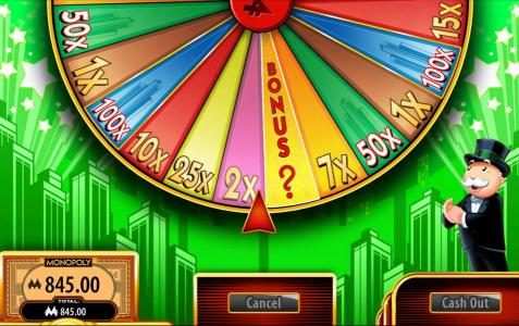 Money Wheel lands on the 2x multiplier