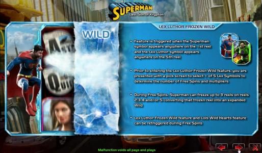 Lex Luther Frozen Wild feature