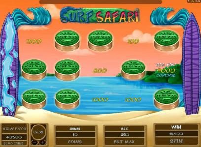 select surf wax symbols to eran points