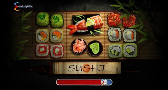 Splash screen - game loading - Japanese Food Theme