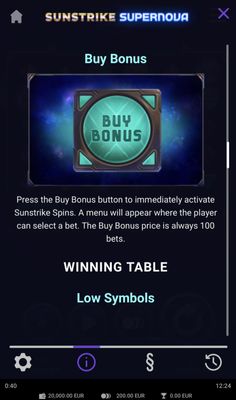 Buy Bonus