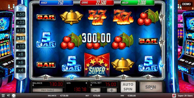 X12 win multiplier