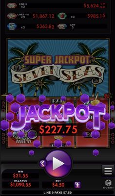 Super Jackpot Seven Seas :: Jackpot Win
