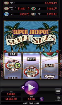 Super Jackpot Seven Seas :: A win