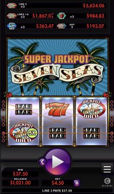 Super Jackpot Seven Seas :: Three of a Kind win