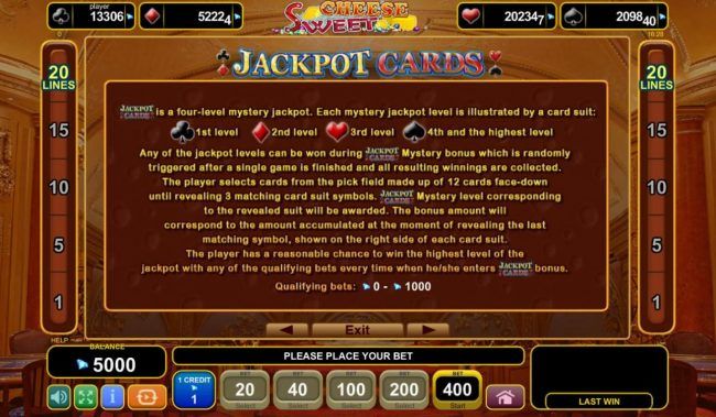 Jackpot Cards Rules