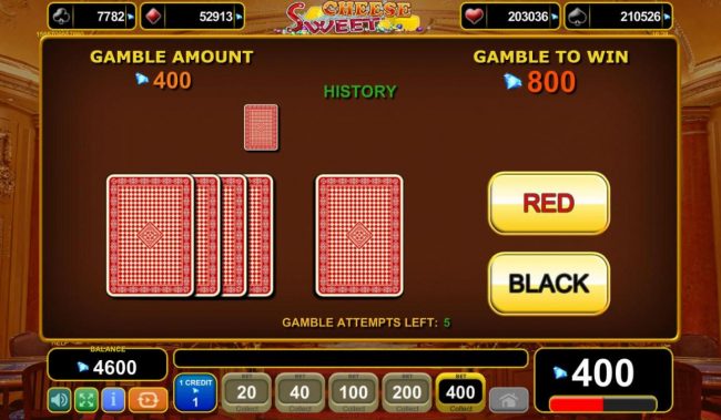 Gamble Feature Game Board