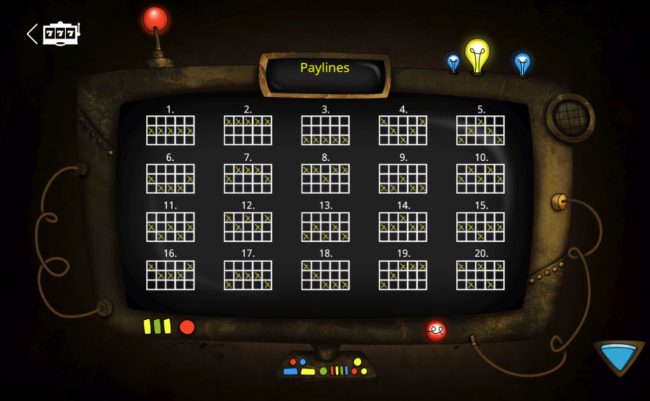 Paylines 1-20