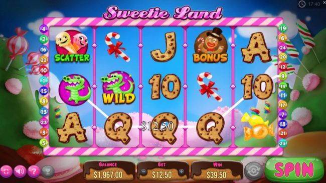 Multiple winning paylines