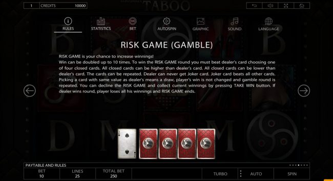 Gamble Feature Rules