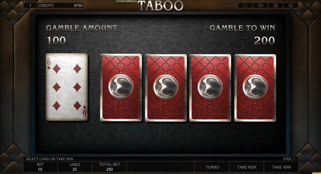 Gamble Feature Game Board
