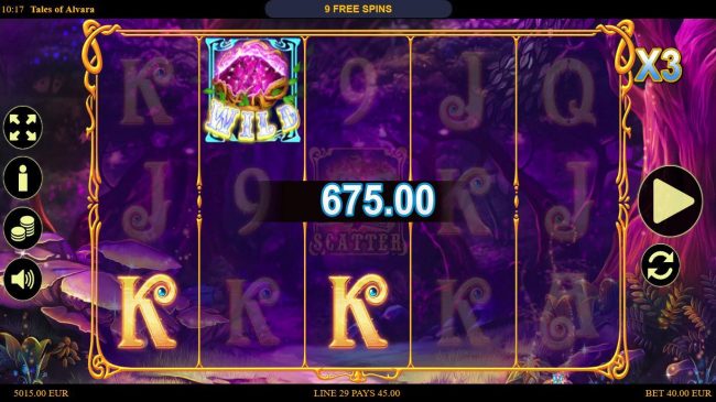 A 675 big win triggered by multiple winning paylines during the free spins feature