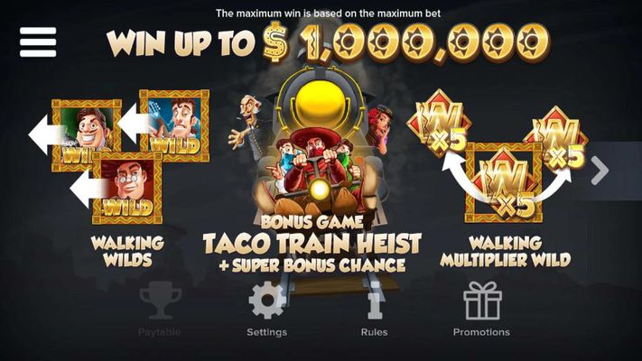Win up to $1,000,000