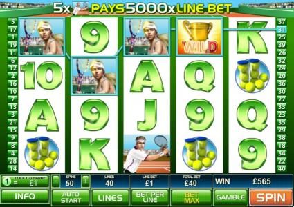 565 coin big jackpot payout