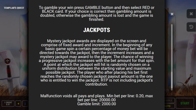 Jackpot Rules