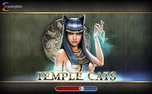 Splash screen - game loading - Based on an Ancient Egyption queen of cats theme.