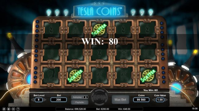 Scatter win triggers the free spins feature