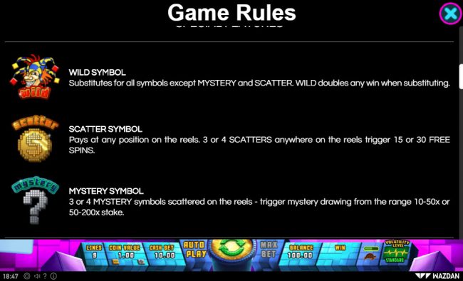 Scatter Symbol Rules