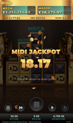 Midi Jackpot Awarded