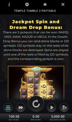Jakpot Spin and Dream Drop