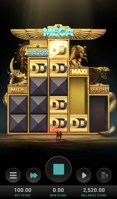 Win a jackpot by reaching the top