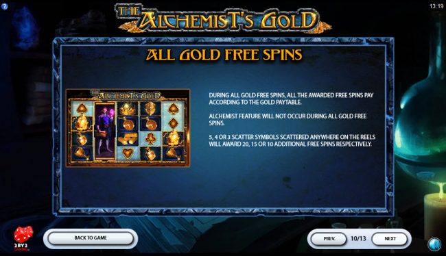 Gold Free Spins