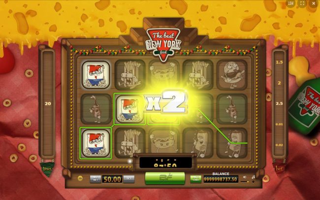 Multiplier increases with each consecutive winning combinations