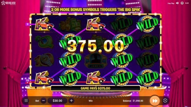 Stacked wilds triggers multiple winning paylines