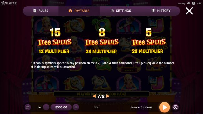 Free Spins Rules