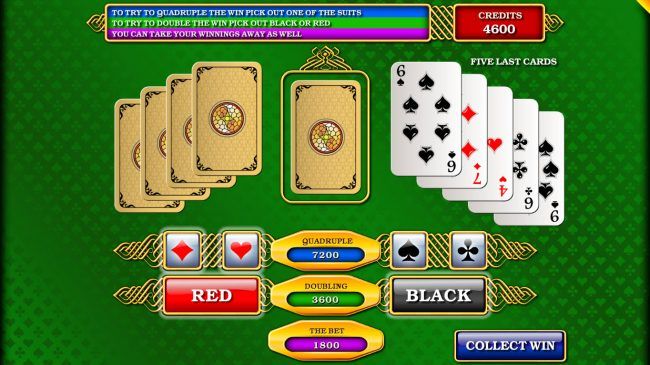 Gamble Feature Game Board