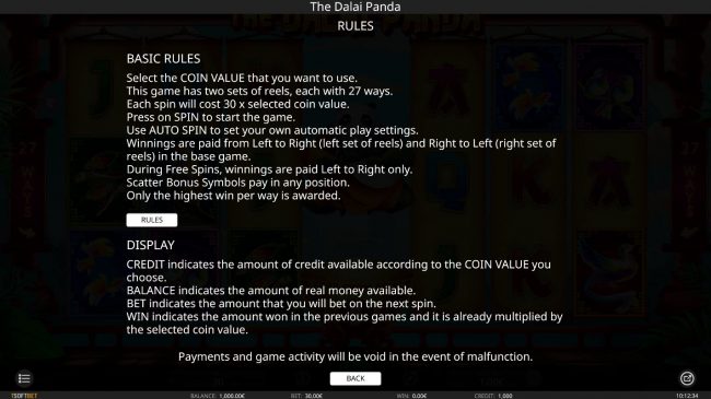 General Game Rules