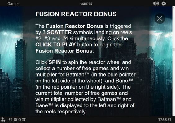 Bonus Game Rules