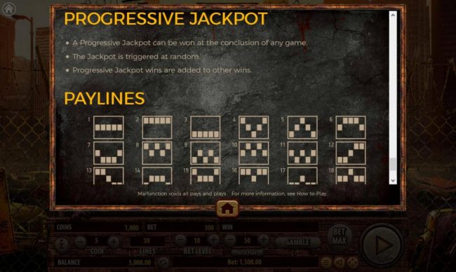 Progressive Jackpot Rules