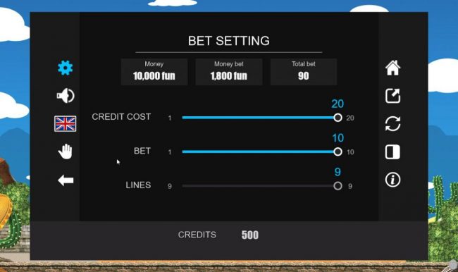 Bet Settings
