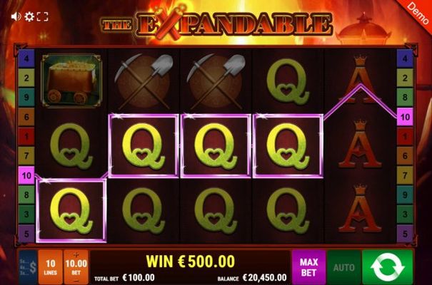 Multiple winning paylines